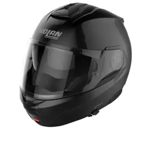 Nolan N100-6 Classic N-COM 003 Glossy Black Modular Helmet Größe XS