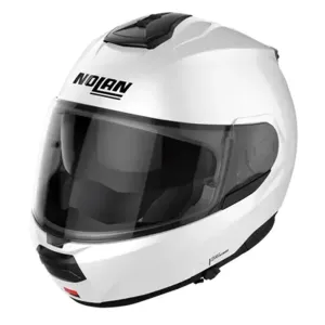 Nolan N100-6 Special N-COM 015 Pure White Modular Helmet Größe 2XL