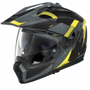 Nolan N70-2 X 06 Skyfall N-C 058 Slate Grey Yellow Black Multi Helmet Größe 2XL