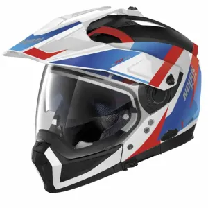 Nolan N70-2 X 06 Skyfall N-C 060 Metal White Red Blue Multi Helmet Größe 2XL