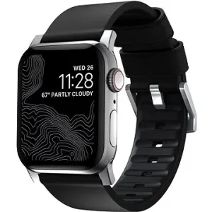 Nomad Active Strap Pro Black Silver Apple Watch 44 mm / 42 mm