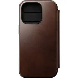 Nomad Leather MagSafe Folio Brown für iPhone 14 Pro