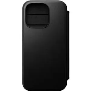 Nomad Modern Leather Folio Black iPhone 15 Pro
