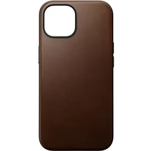 Nomad Modern Leather Case Brown iPhone 15