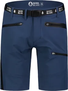Männer Outdoor kurze Hose Nordblanc Gezippt blau NBSPM7621_NOM