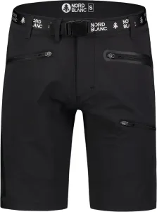 Männer Outdoor kurze Hose Nordblanc Gezippt schwarz NBSPM7621_CRN