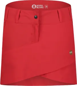 Outdoor für Damen kurze Röcke Nordblanc Sprießen rot NBSSL7632_CVA