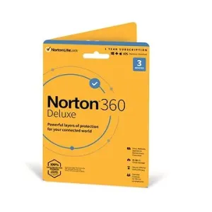 Norton 360 Deluxe 25 GB, 1 Benutzer, 3 Geräte, 12 Monate (elektronische Lizenz)