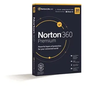 Norton 360 Premium 75 GB, 1 Benutzer, 10 Geräte, 12 Monate (elektronische Lizenz)