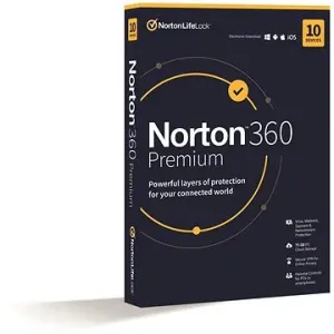 Norton 360 Premium 75 GB, VPN, 1 Benutzer, 10 Geräte, 36 Monate (elektronische Lizenz)