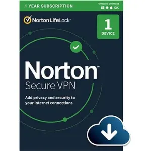 Norton Secure VPN - 1 Benutzer - 1 Gerät - 12 Monate (elektronische Lizenz)