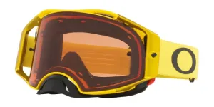 Oakley Airbrake MX Moto Yellow Prizm Bronze Goggles Größe