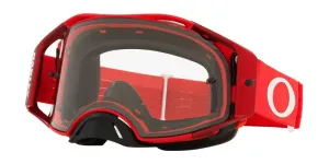 Oakley Goggles Airbrake Red Clear MX Goggles Größe