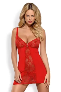 Erotische Nachtkleider für Damen Heartina chemise red