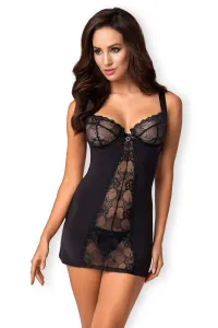 Erotische Nachtkleider für Damen Heartina chemise black