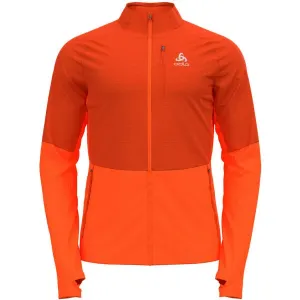 Odlo SESVENNA SL Herren Sweatshirt, orange, größe S