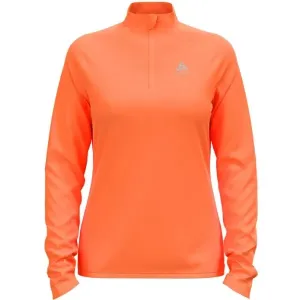 Odlo MIDLAYER 1/2 ZIP CARVE LIGHT Damen Funktionssweatshirt, orange, größe #1437643