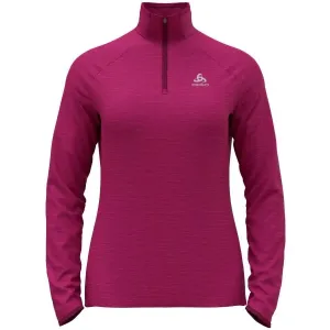 Odlo W MIDLAYER 1/2 ZIP RUN EASYWARM Damen Sportsweatshirt, rosa, größe #1165670