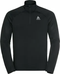 Odlo The Essential Ceramiwarm Mid Layer Half Zip Black S Laufsweatshirt