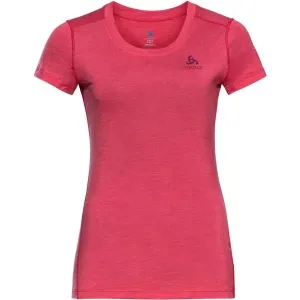Odlo MERINO 130 BI TOP CREW NECK S/S Damen T-Shirt, rosa, größe L