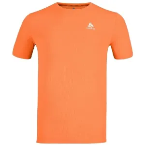 Odlo CREW NECK S/S ZEROWEIGHT CHILL-TEC Herren Laufshirt, orange, veľkosť XXL