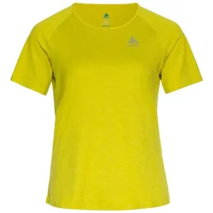 Odlo W RUN EASY 365 T-SHIRT CREW NECK SS Damen Sportshirt, gelb, größe #1150065