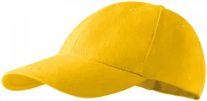 6-Panel-Baseballmütze, gelb #791521