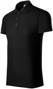 Bequemes Poloshirt für Herren, schwarz #800784