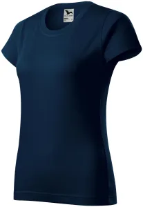 Damen einfaches T-Shirt, dunkelblau #790981