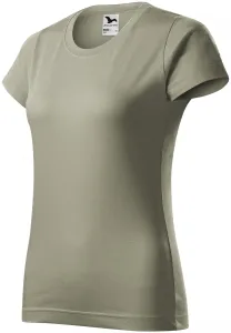Damen einfaches T-Shirt, helles Khaki #791090