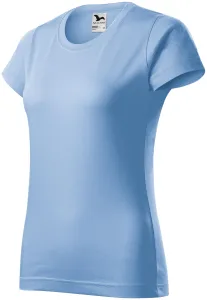 Damen einfaches T-Shirt, Himmelblau #790957