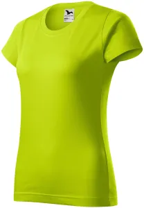 Damen einfaches T-Shirt, lindgrün