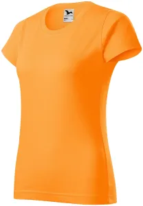 Damen einfaches T-Shirt, Mandarine #791241