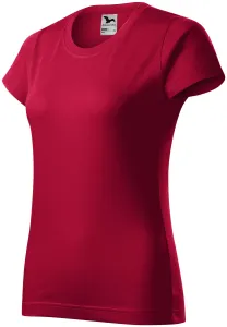 Damen einfaches T-Shirt, marlboro rot #791029