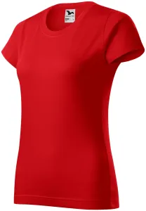 Damen einfaches T-Shirt, rot