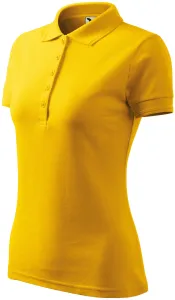 Damen elegantes Poloshirt, gelb