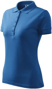 Damen elegantes Poloshirt, hellblau #798684