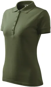 Damen elegantes Poloshirt, khaki #798801