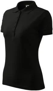 Damen elegantes Poloshirt, schwarz #798613