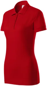 Damen eng anliegendes Poloshirt, rot