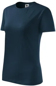 Damen klassisches T-Shirt, dunkelblau
