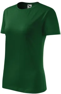 Damen klassisches T-Shirt, Flaschengrün #790761
