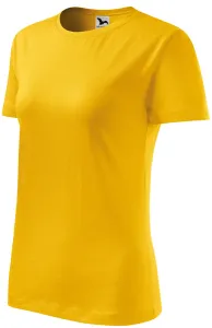 Damen klassisches T-Shirt, gelb #790629