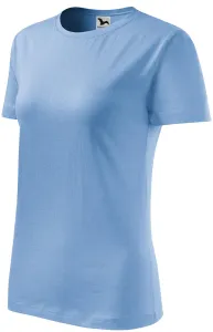 Damen klassisches T-Shirt, Himmelblau