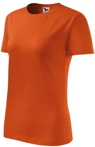 Damen klassisches T-Shirt, orange, L