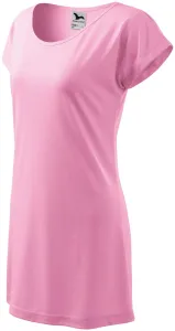 Damen langes T-Shirt/Kleid, rosa #794146