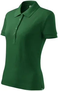 Damen Poloshirt, Flaschengrün #798359