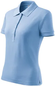 Damen Poloshirt, Himmelblau #798333
