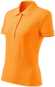 Damen Poloshirt, Mandarine #798371