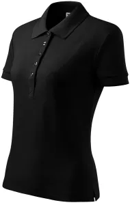 Damen Poloshirt, schwarz, M